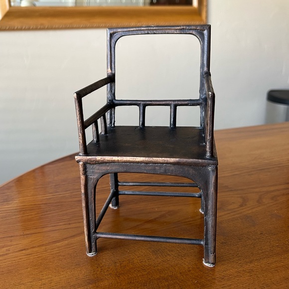 Pottery Barn Iron Miniature Chair - Picture 3 of 9